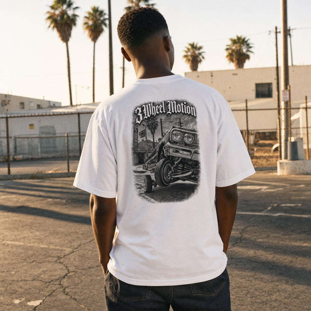WCR 3 Wheel Motion Tee — worn by model