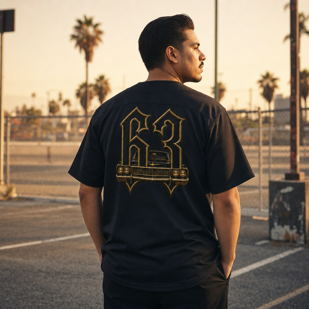 63 Chevy Jersey — worn by model