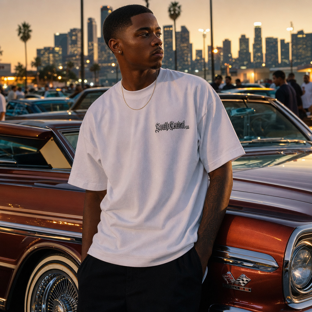 WCR South Central Lowrider Tee — lifestyle shot